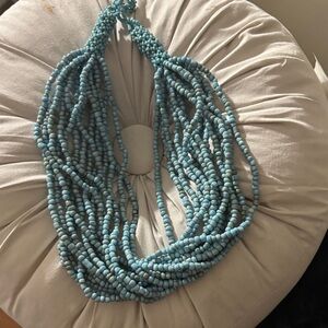 Blue Beaded Necklace